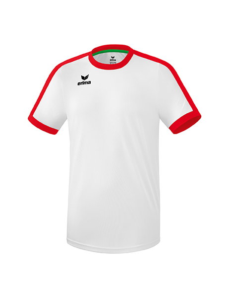 Erima Sport-Tshirt Trikot Retro Star (100% Polyester) weiss/rot Herren